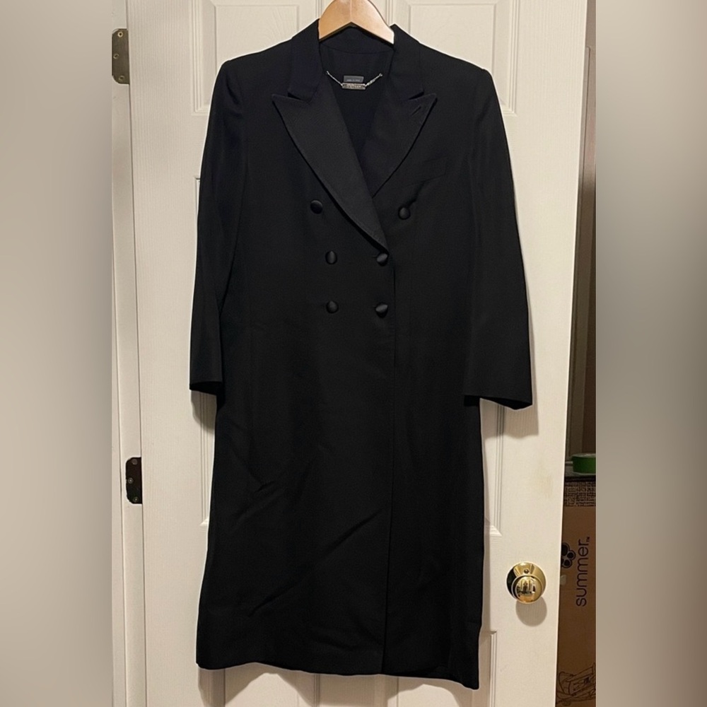 Alexander McQueen Black Trench Coat